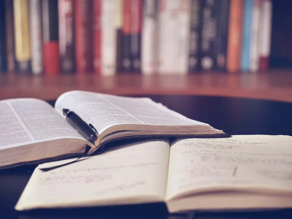 Researcher writing a manuscript for publication